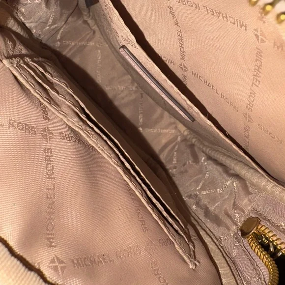 Michael Kors Beige and Pink Crossbody Bag - Picture 3 of 4